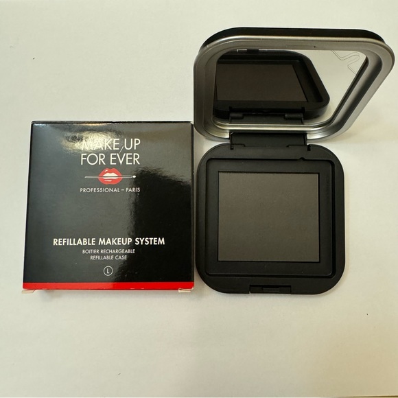 5/$25! Make Up For Ever Refillable Makeup Case Size L with Mirror - Picture 2 of 5